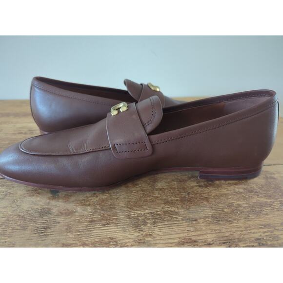 Coach Sculpt C Leather Loafers Mens 9.5D Brown EUC - Picture 8 of 10